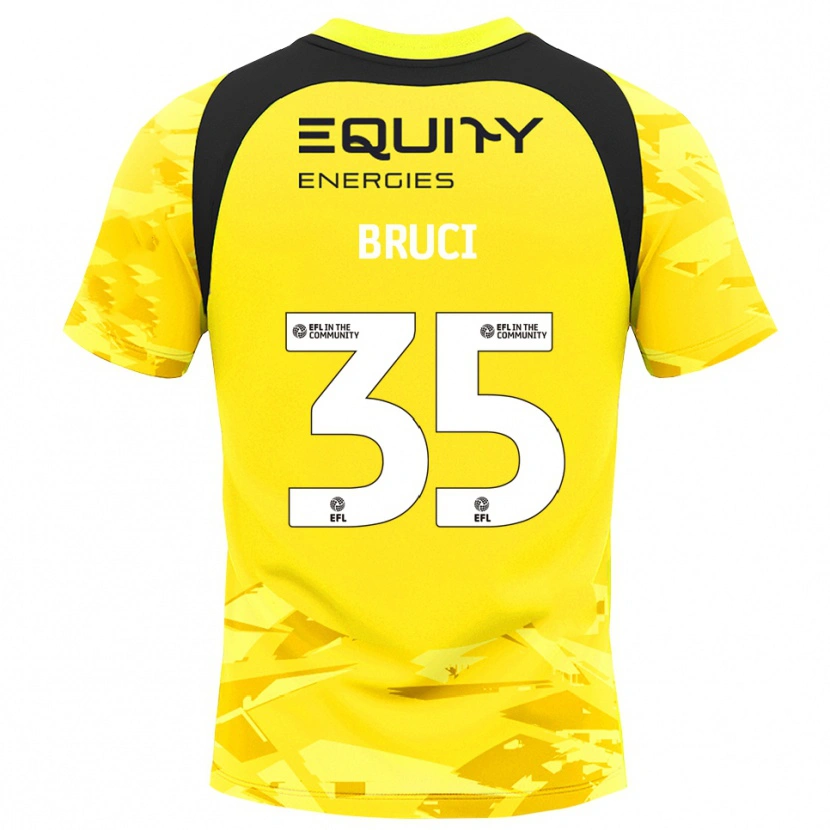 Danxen Kinderen Izabella Bruci #35 Lichtgeel Glack Keepersshirt 2025/26 T-Shirt België