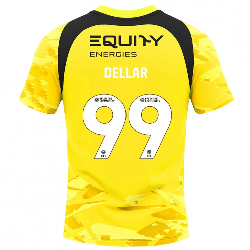 Danxen Kinderen Megan Dellar #99 Lichtgeel Glack Keepersshirt 2025/26 T-Shirt België