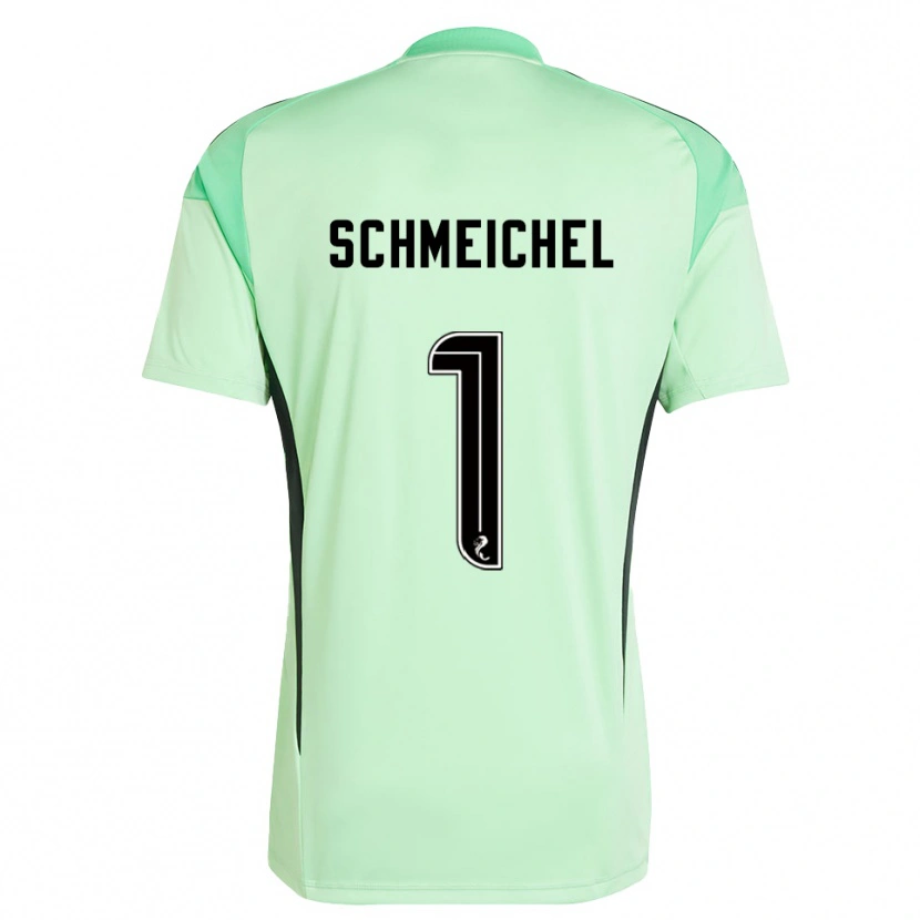 Danxen Kinderen Kasper Schmeichel #1 Lichtgroen Zwart Keepersshirt 2025/26 T-Shirt België