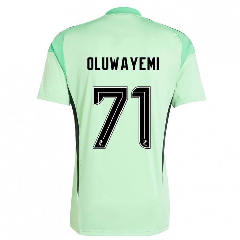 Danxen Kinderen Tobi Oluwayemi #71 Lichtgroen Zwart Keepersshirt 2025/26 T-Shirt België