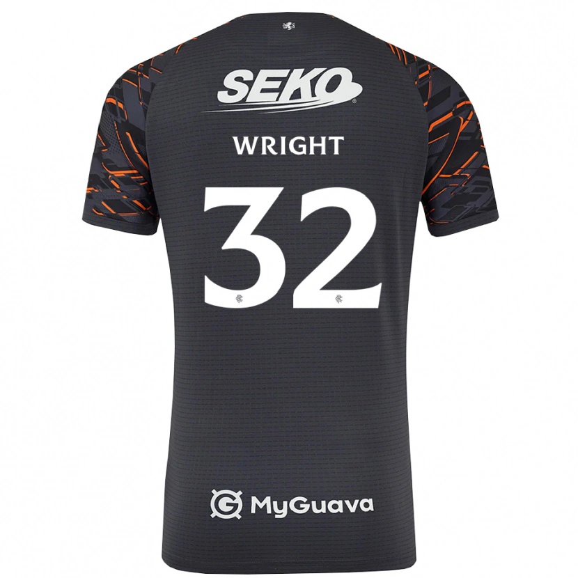 Danxen Kinderen Kieran Wright #32 Donkergrijs Keepersshirt 2025/26 T-Shirt België