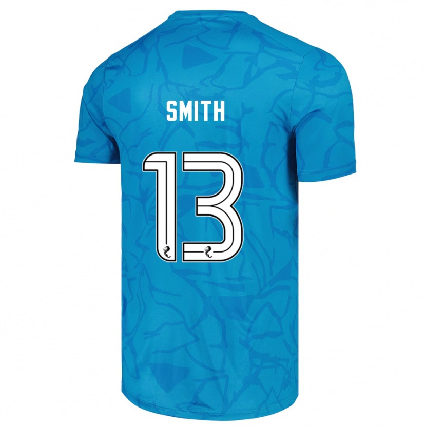Danxen Kinderen Jordan Smith #13 Blauw Wit Keepersshirt 2025/26 T-Shirt België