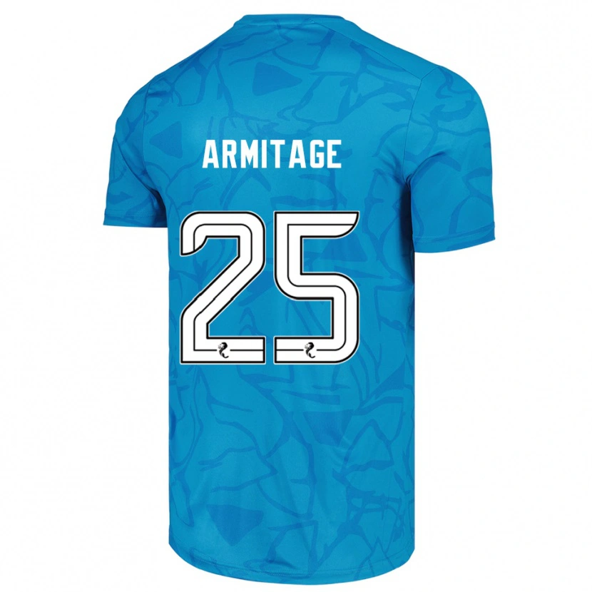 Danxen Kinderen Rowena Armitage #25 Blauw Wit Keepersshirt 2025/26 T-Shirt België