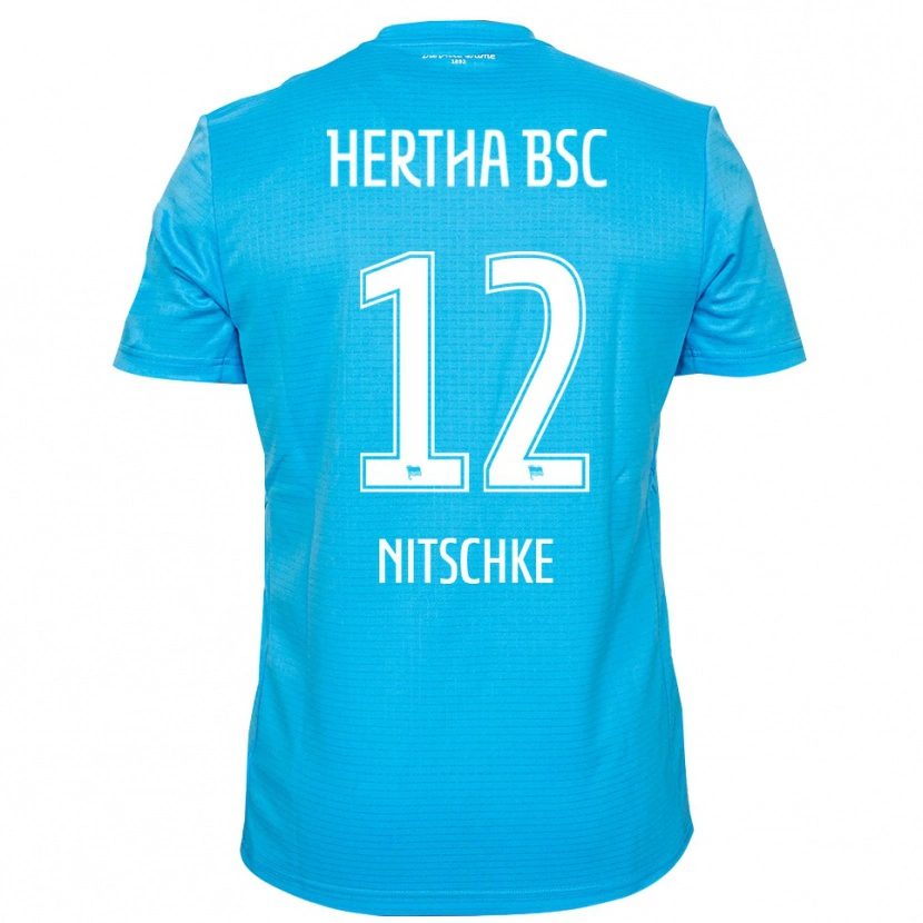 Danxen Kinderen Til Nitschke #12 Lichtblauw Wit Keepersshirt 2025/26 T-Shirt België