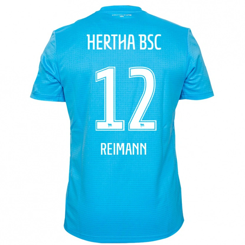 Danxen Kinderen Emma Reimann #12 Lichtblauw Wit Keepersshirt 2025/26 T-Shirt België