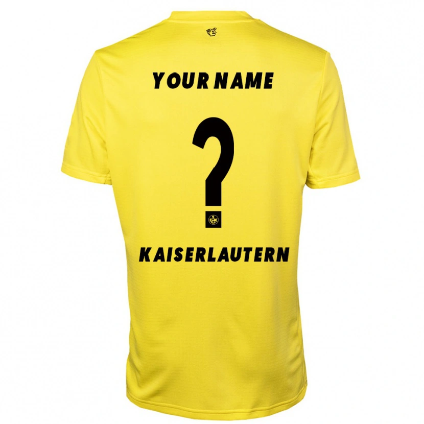 Danxen Kinderen 1. FC Kaiserslautern Geel Zwart Keepersshirt 2025/26 T-Shirt België