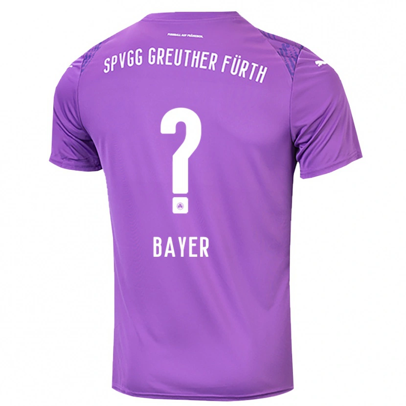 Danxen Kinderen Lisa Bayer #0 Paars Wit Keepersshirt 2025/26 T-Shirt België