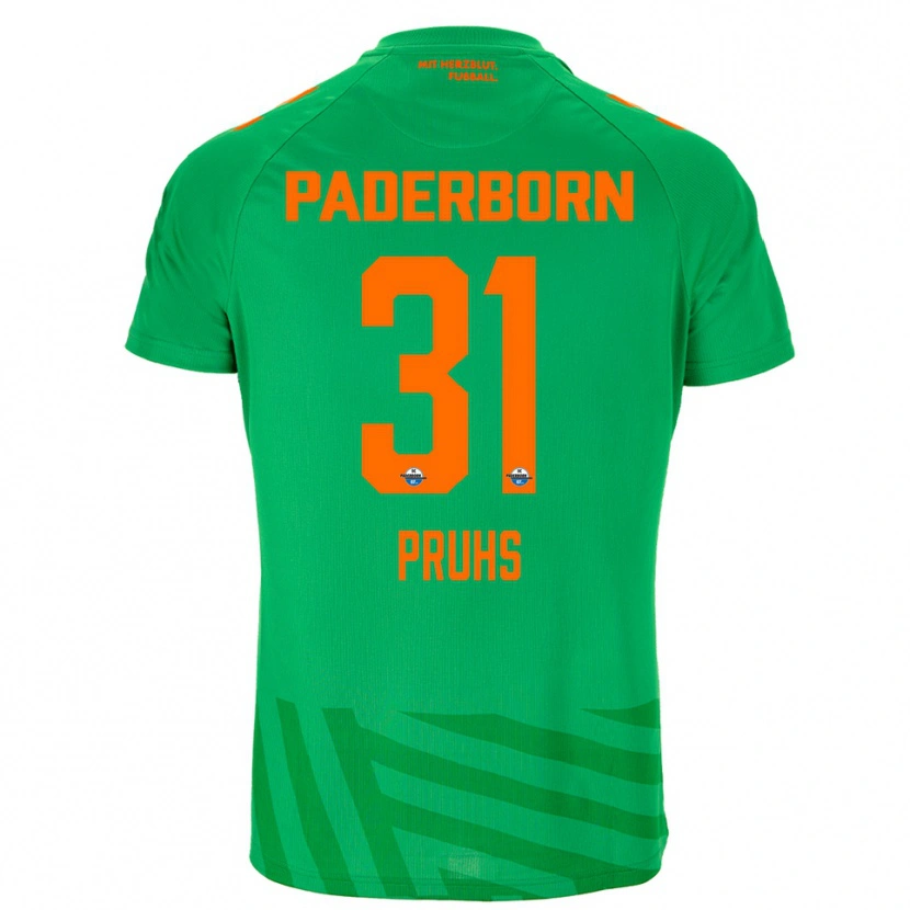Danxen Kinderen Florian Pruhs #31 Groen Oranje Keepersshirt 2025/26 T-Shirt België