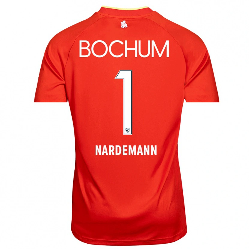 Danxen Kinderen Kari Närdemann #1 Rood Wit Keepersshirt 2025/26 T-Shirt België