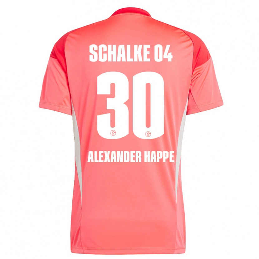 Danxen Kinderen Luca Alexander Happe #30 Koraal Rood Keepersshirt 2025/26 T-Shirt België