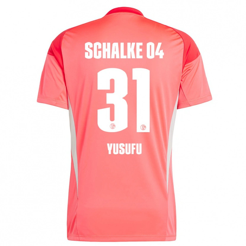 Danxen Kinderen Faaris Yusufu #31 Koraal Rood Keepersshirt 2025/26 T-Shirt België