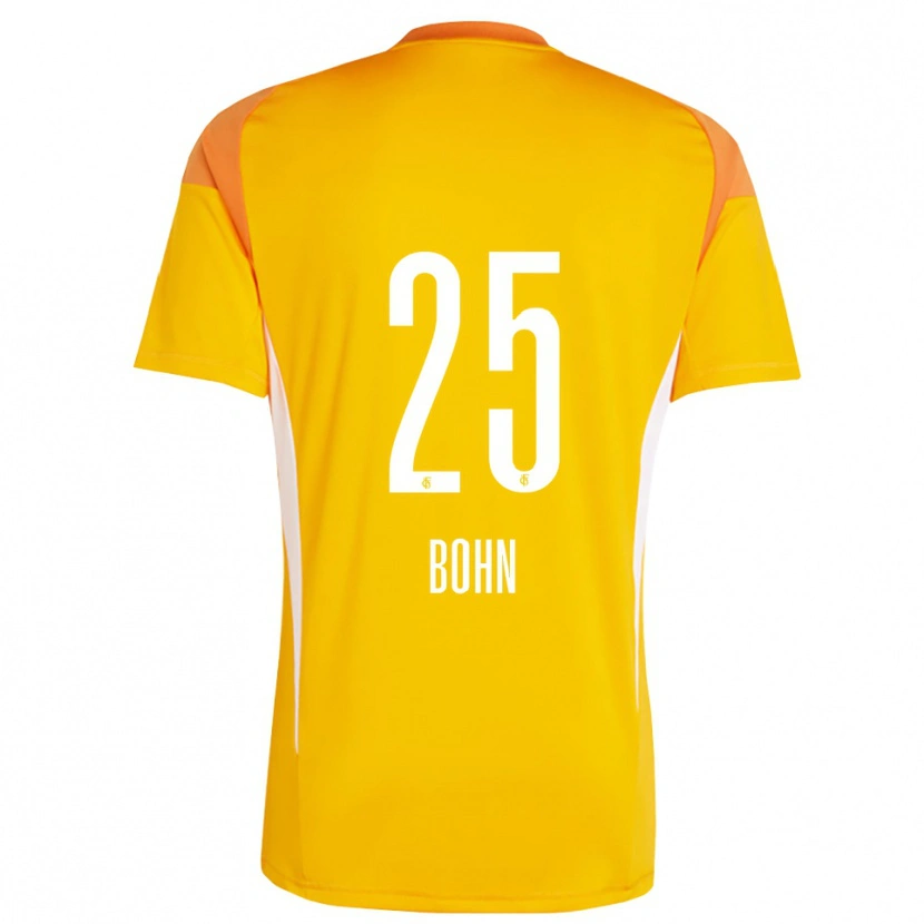 Danxen Kinderen Etienne Bohn #25 Geel Oranje Keepersshirt 2025/26 T-Shirt België