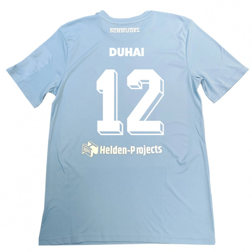 Danxen Kinderen Konstantin Duhai #12 Blauwgrijs Keepersshirt 2025/26 T-Shirt België