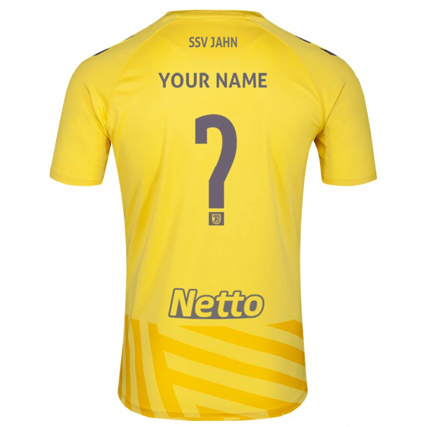 Danxen Kinderen Jahn Regensburg Geel Grijs Keepersshirt 2025/26 T-Shirt België