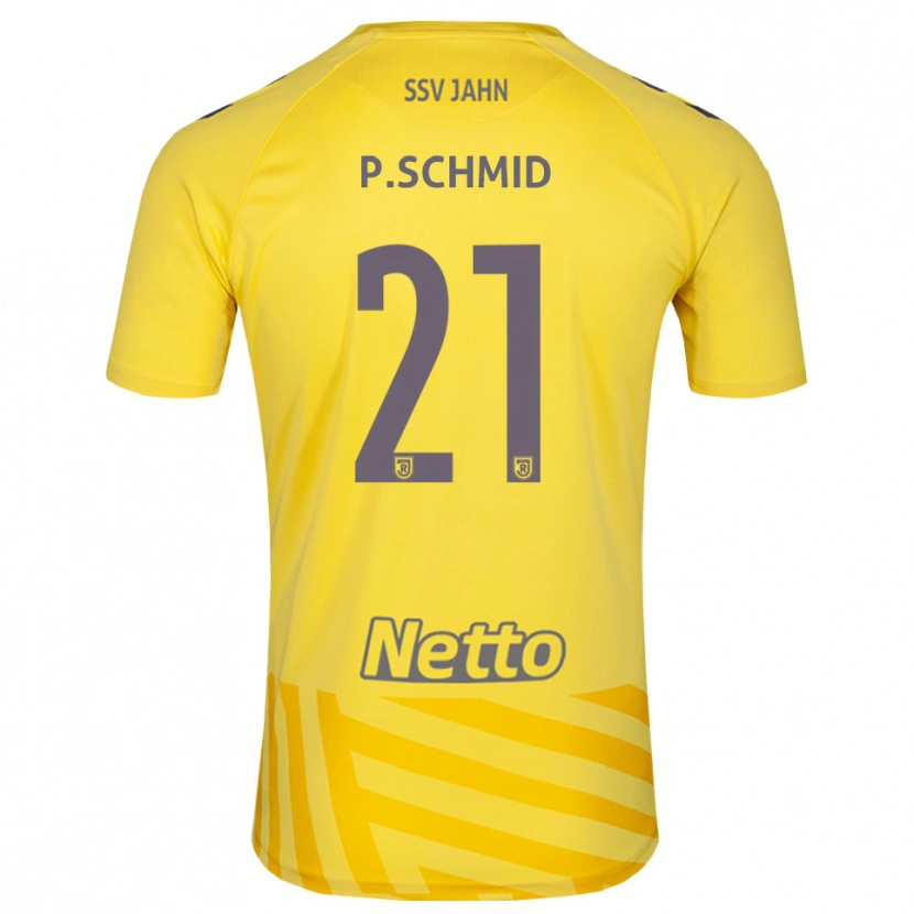 Danxen Kinderen Paul Schmid #21 Geel Grijs Keepersshirt 2025/26 T-Shirt België