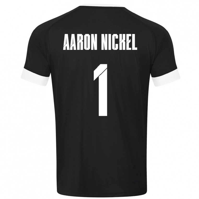 Danxen Kinderen Arvit Aaron Nickel #1 Zwart Wit Keepersshirt 2025/26 T-Shirt België
