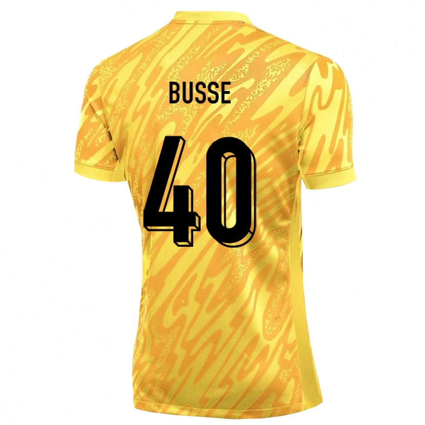 Danxen Kinderen Jonah Busse #40 Geel Oranje Keepersshirt 2025/26 T-Shirt België