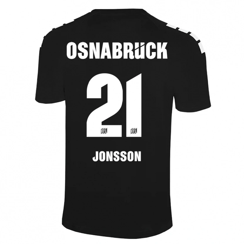 Danxen Kinderen Lukas Jonsson #21 Zwart Wit Keepersshirt 2025/26 T-Shirt België