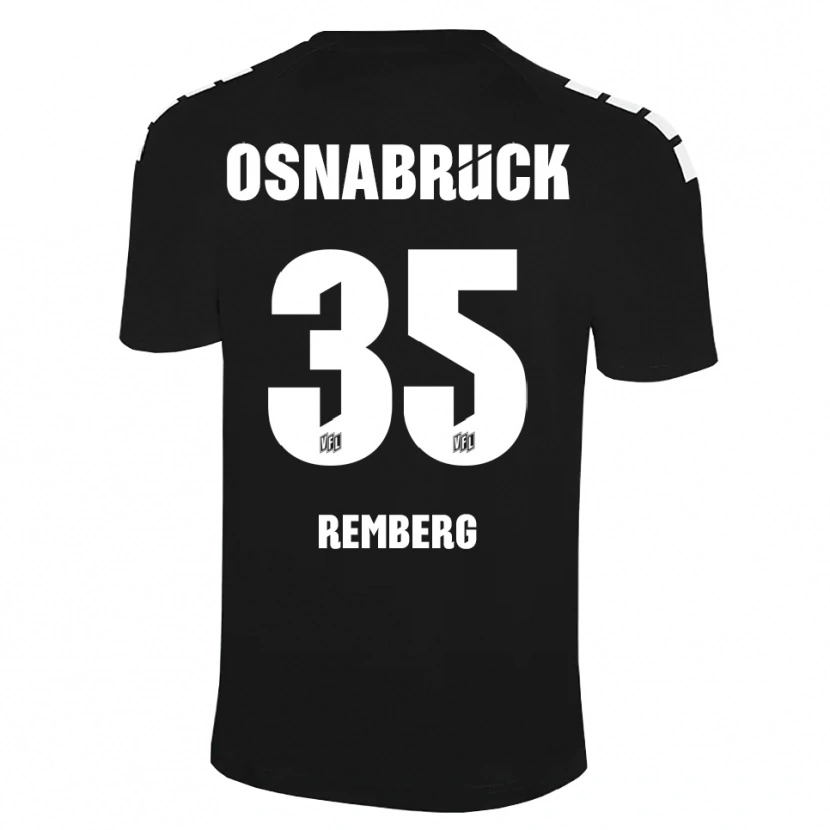Danxen Kinderen Mats Remberg #35 Zwart Wit Keepersshirt 2025/26 T-Shirt België