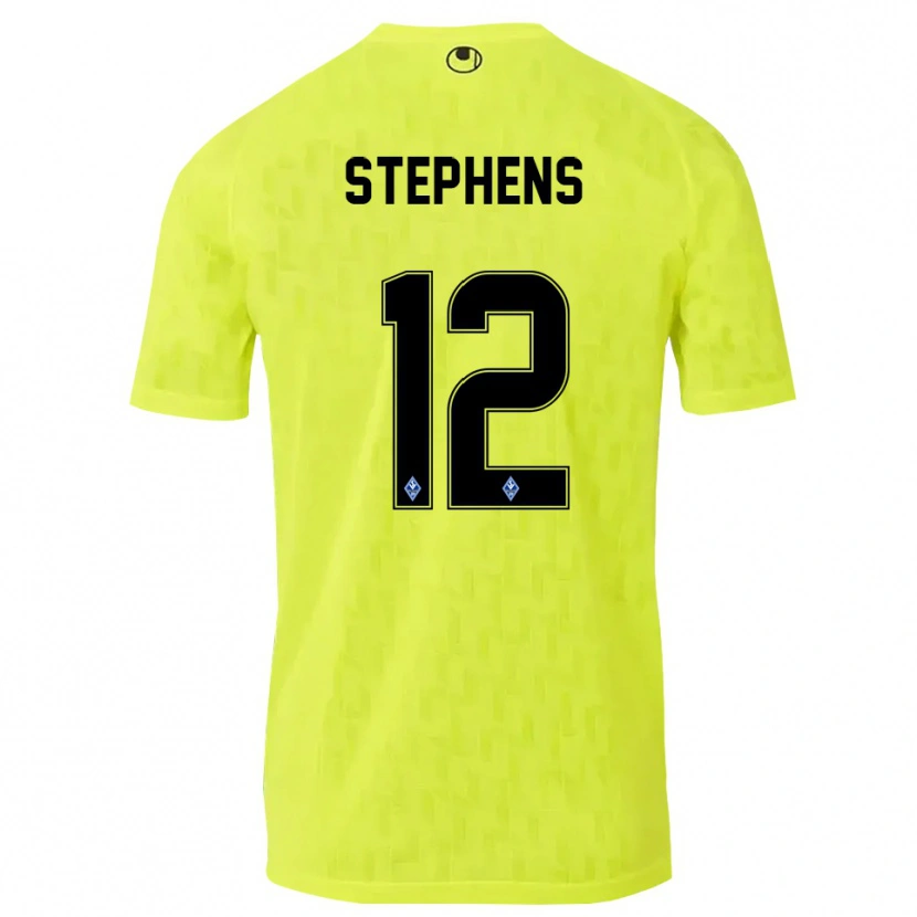 Danxen Kinderen Kaden Stephens #12 Geel Zwart Keepersshirt 2025/26 T-Shirt België