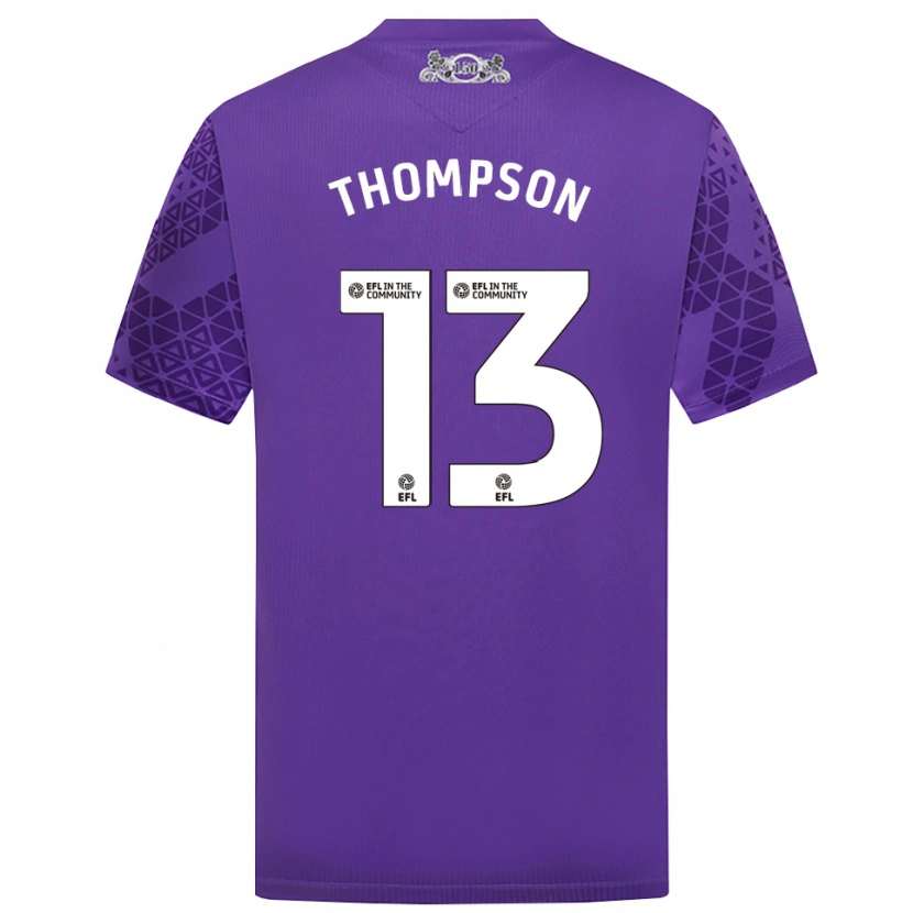 Danxen Kinderen Luke Thompson #13 Paars Wit Keepersshirt 2025/26 T-Shirt België
