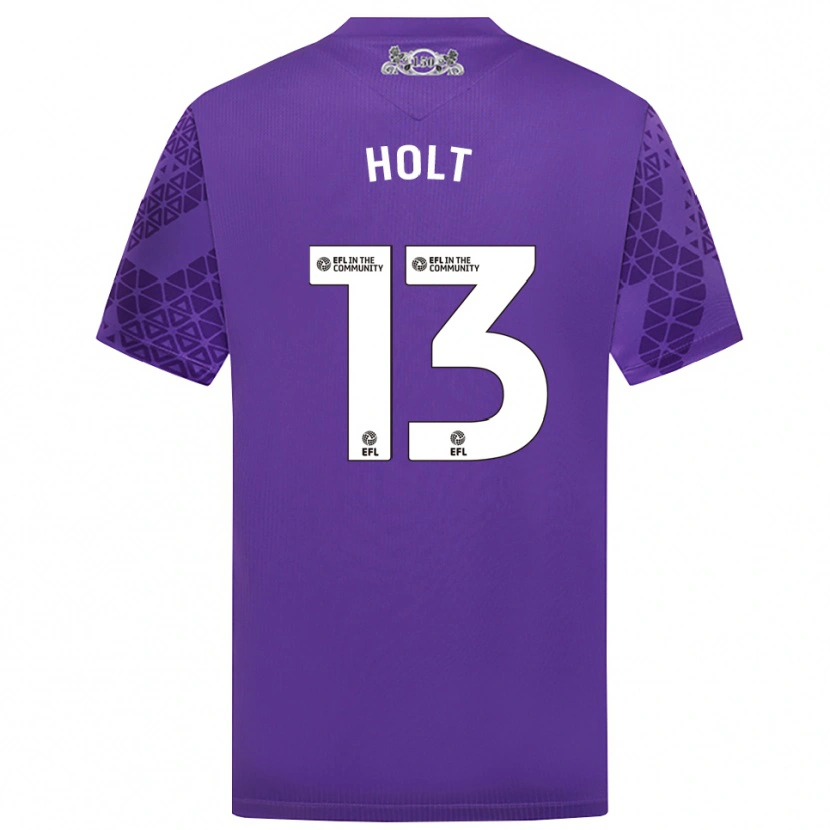 Danxen Kinderen Harry Holt #13 Paars Wit Keepersshirt 2025/26 T-Shirt België