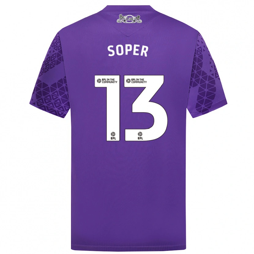 Danxen Kinderen Poppy Soper #13 Paars Wit Keepersshirt 2025/26 T-Shirt België