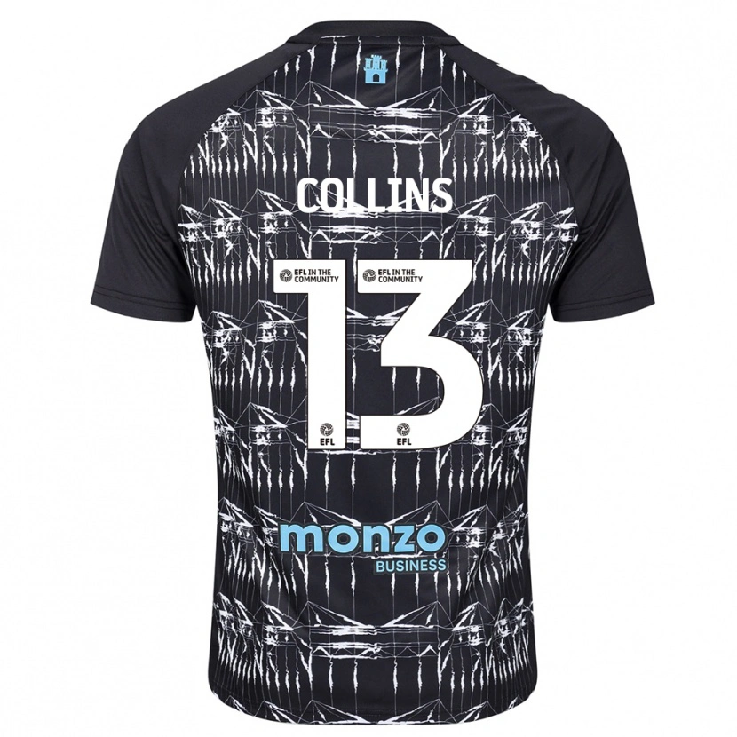 Danxen Kinderen Ben Wilson #13 Zwart Blauw Keepersshirt 2025/26 T-Shirt België