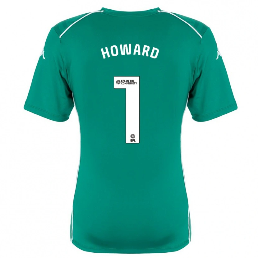 Danxen Kinderen Archie Howard #1 Groen Wit Keepersshirt 2025/26 T-Shirt België