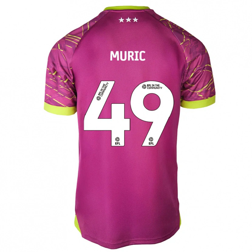 Danxen Kinderen Arijanet Muric #49 Medium Violet Rood Keepersshirt 2025/26 T-Shirt België