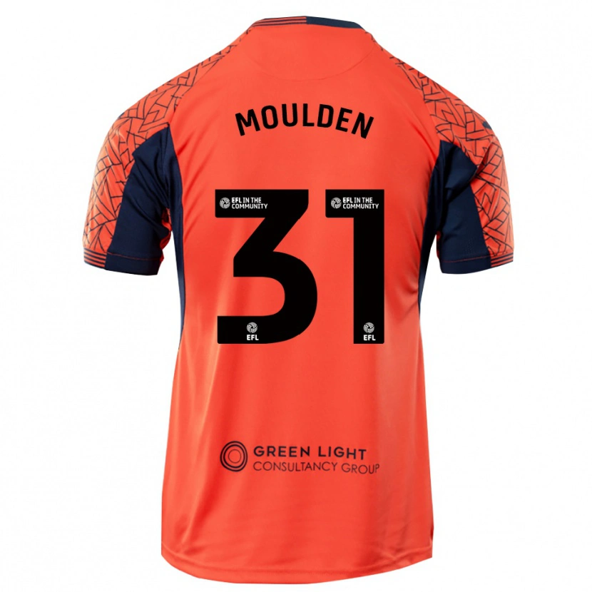 Danxen Kinderen Louie Moulden #31 Oranje Zwart Keepersshirt 2025/26 T-Shirt België