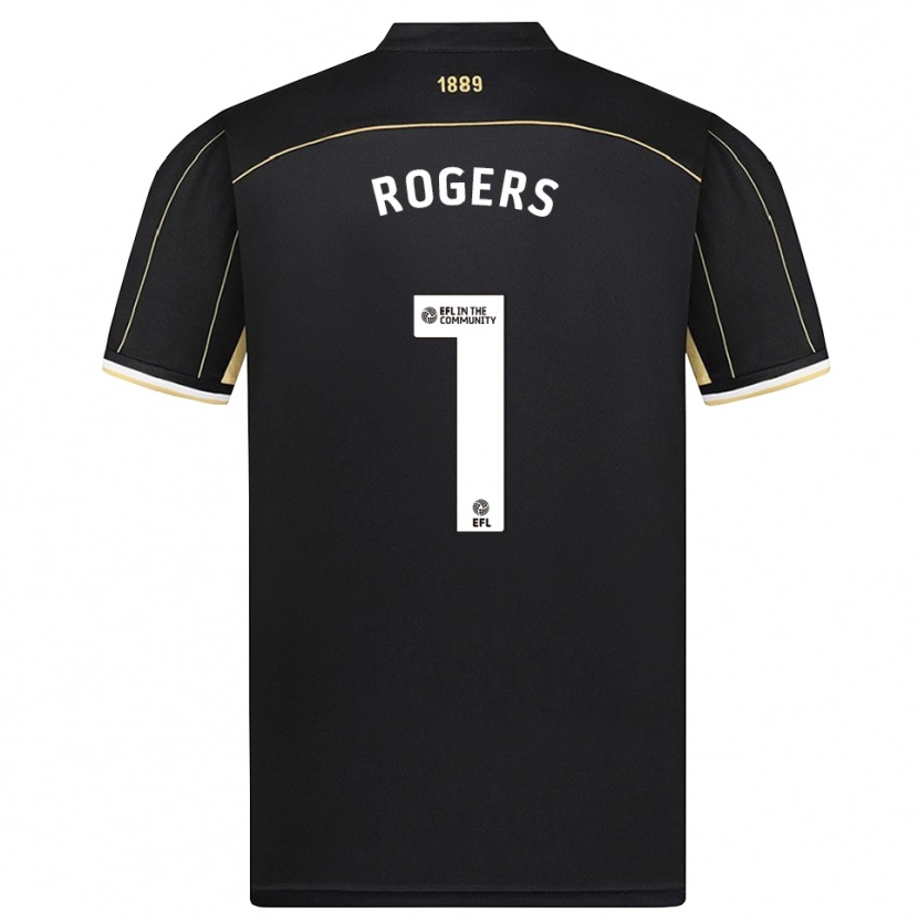 Danxen Kinderen Sian Rogers #1 Zwart Bruin Keepersshirt 2025/26 T-Shirt België