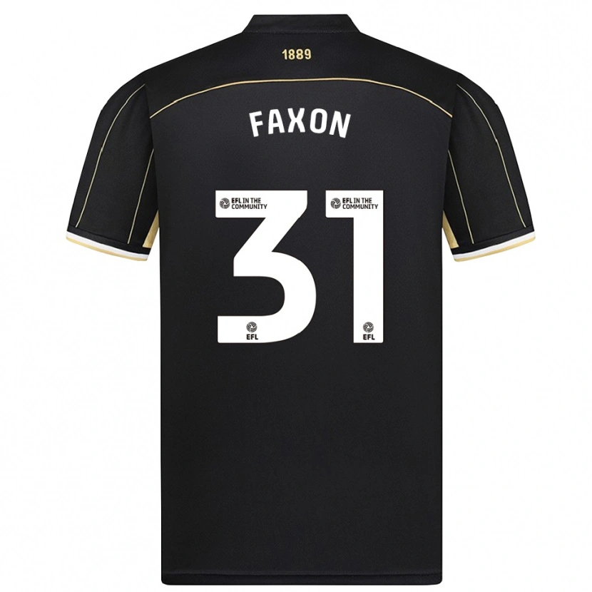 Danxen Kinderen Luke Faxon #31 Zwart Bruin Keepersshirt 2025/26 T-Shirt België