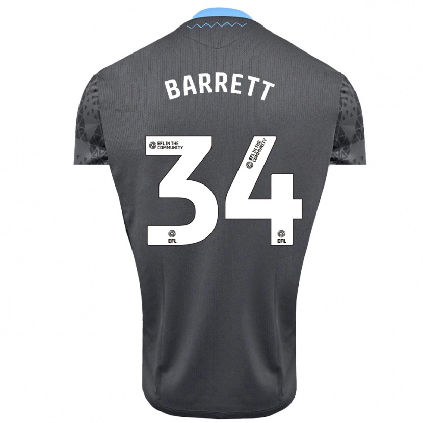 Danxen Kinderen Killian Barrett #34 Grijs Wit Keepersshirt 2025/26 T-Shirt België