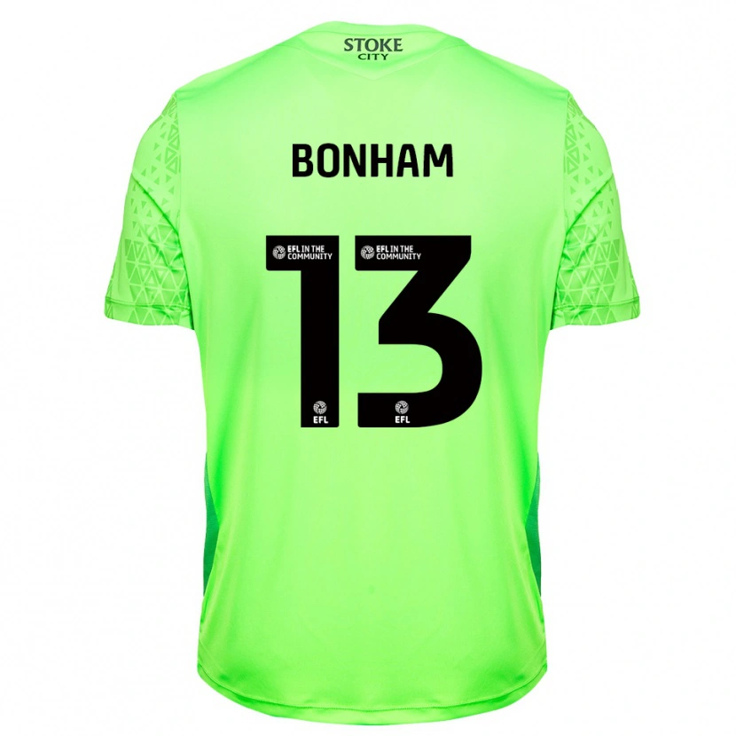 Danxen Kinderen Jack Bonham #13 Groen Zwart Keepersshirt 2025/26 T-Shirt België