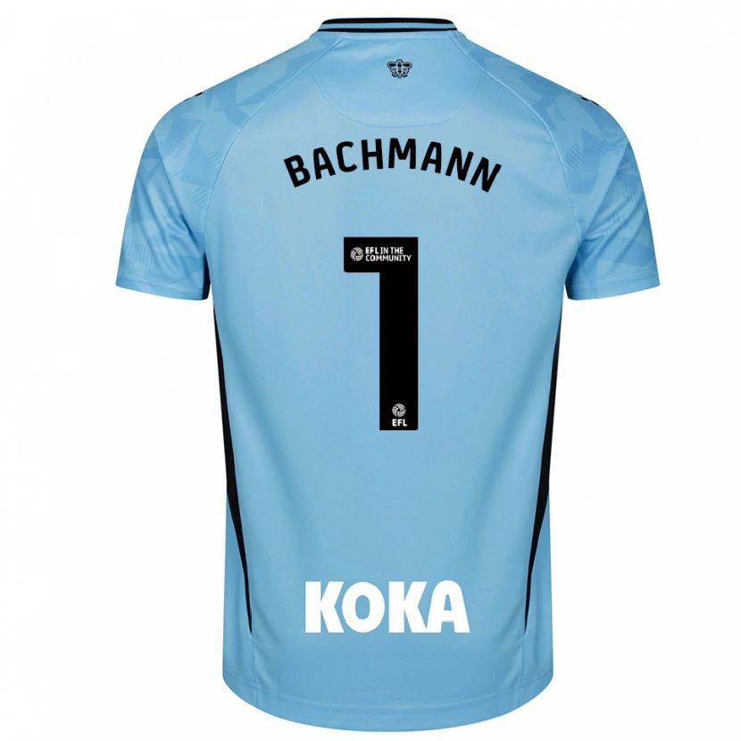 Danxen Kinderen Daniel Bachmann #1 Licht Hemelsblauw Keepersshirt 2025/26 T-Shirt België