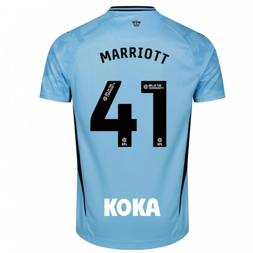 Danxen Kinderen Alfie Marriott #41 Licht Hemelsblauw Keepersshirt 2025/26 T-Shirt België