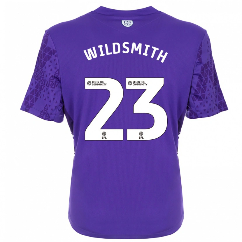 Danxen Kinderen Joe Wildsmith #23 Paars Wit Keepersshirt 2025/26 T-Shirt België