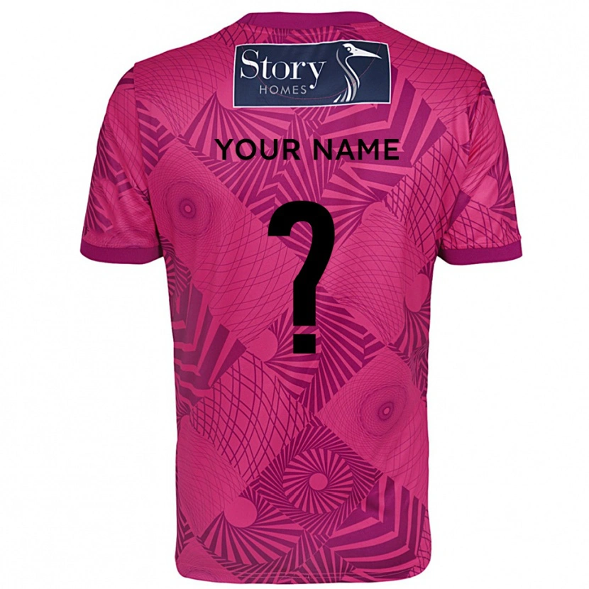 Danxen Kinderen Carlisle United Paars Magenta Keepersshirt 2025/26 T-Shirt België
