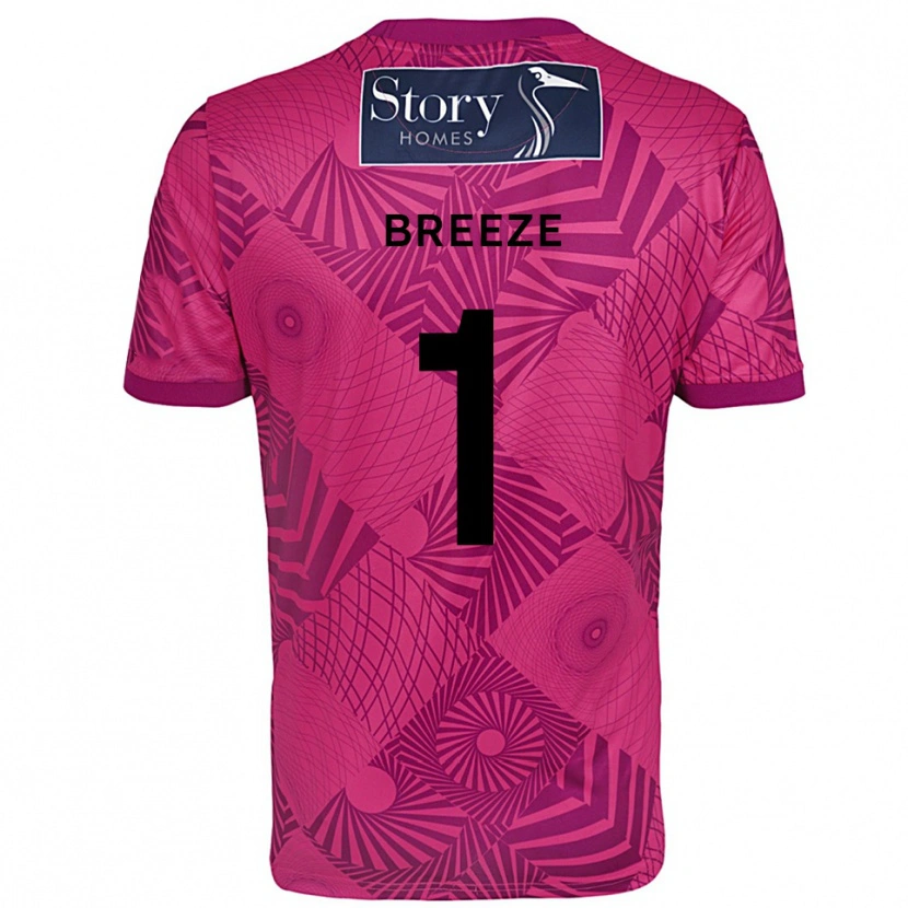 Danxen Kinderen Gabriel Breeze #1 Paars Magenta Keepersshirt 2025/26 T-Shirt België