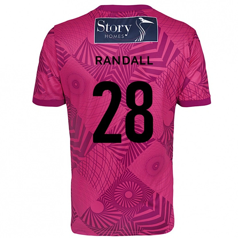 Danxen Kinderen Thomas Randall #28 Paars Magenta Keepersshirt 2025/26 T-Shirt België