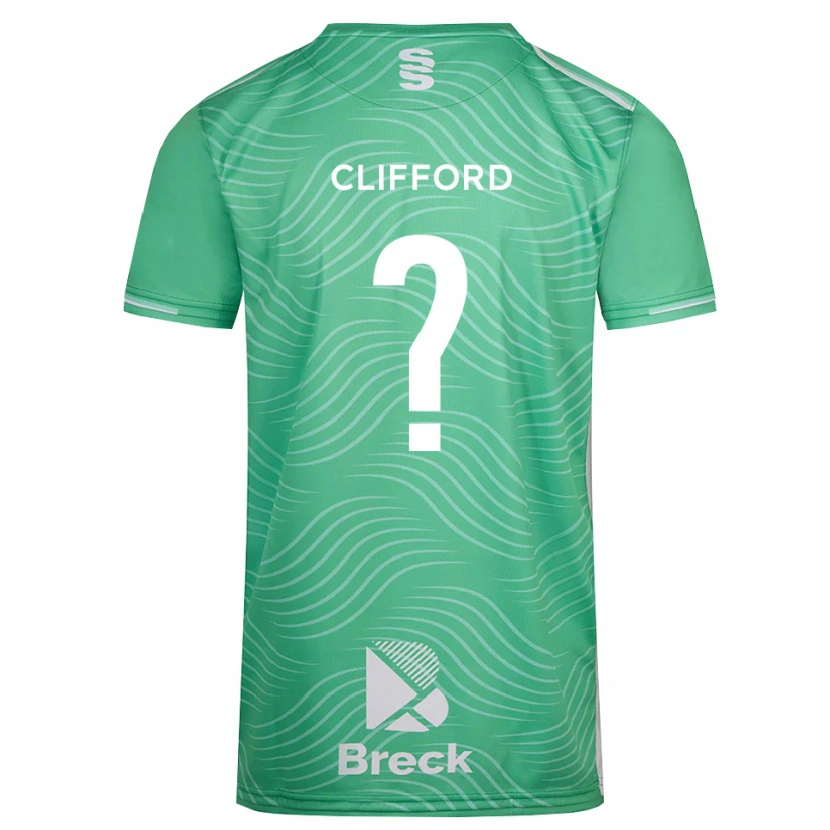 Danxen Kinderen Alex Clifford #0 Medium Turquoise Keepersshirt 2025/26 T-Shirt België