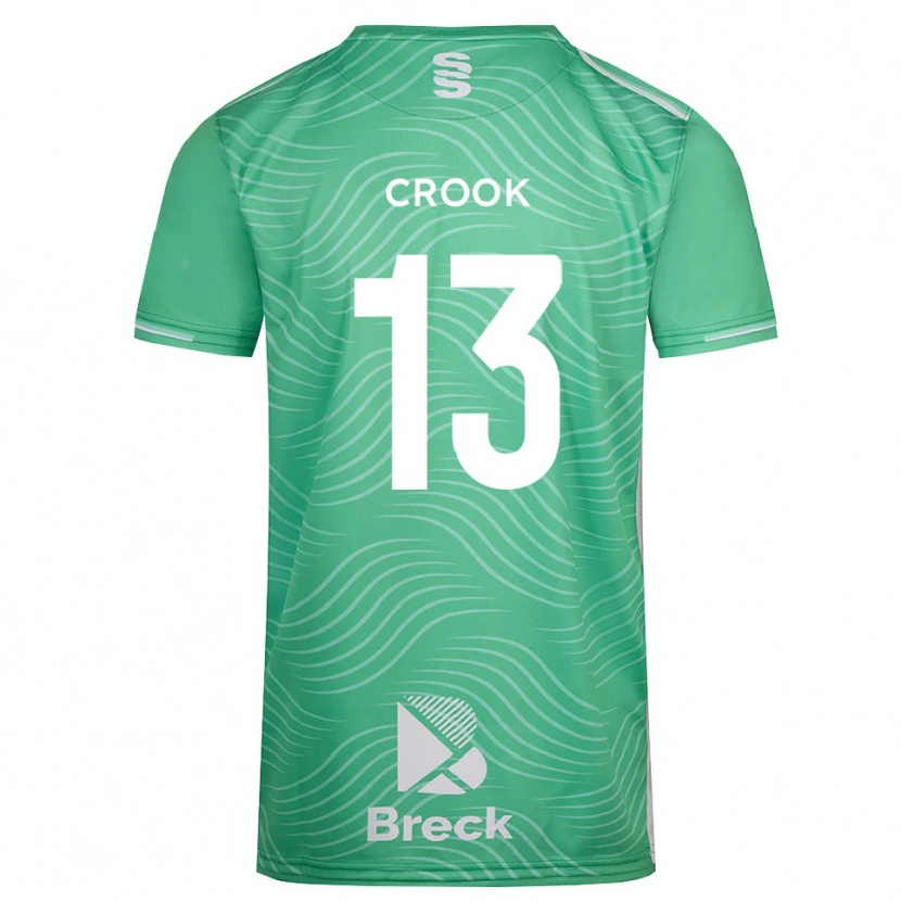 Danxen Kinderen Millie Crook #13 Medium Turquoise Keepersshirt 2025/26 T-Shirt België