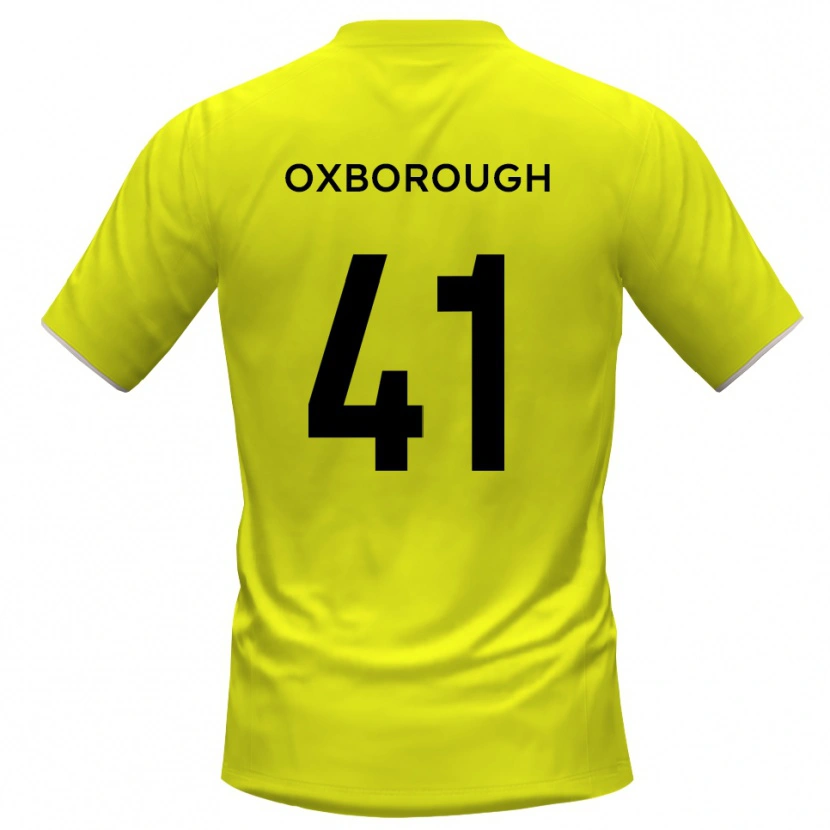 Danxen Kinderen Ewan Oxborough #41 Geel Zwart Keepersshirt 2025/26 T-Shirt België