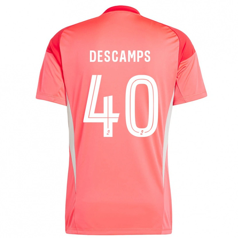 Danxen Kinderen Rémy Descamps #40 Licht Oranje Keepersshirt 2025/26 T-Shirt België