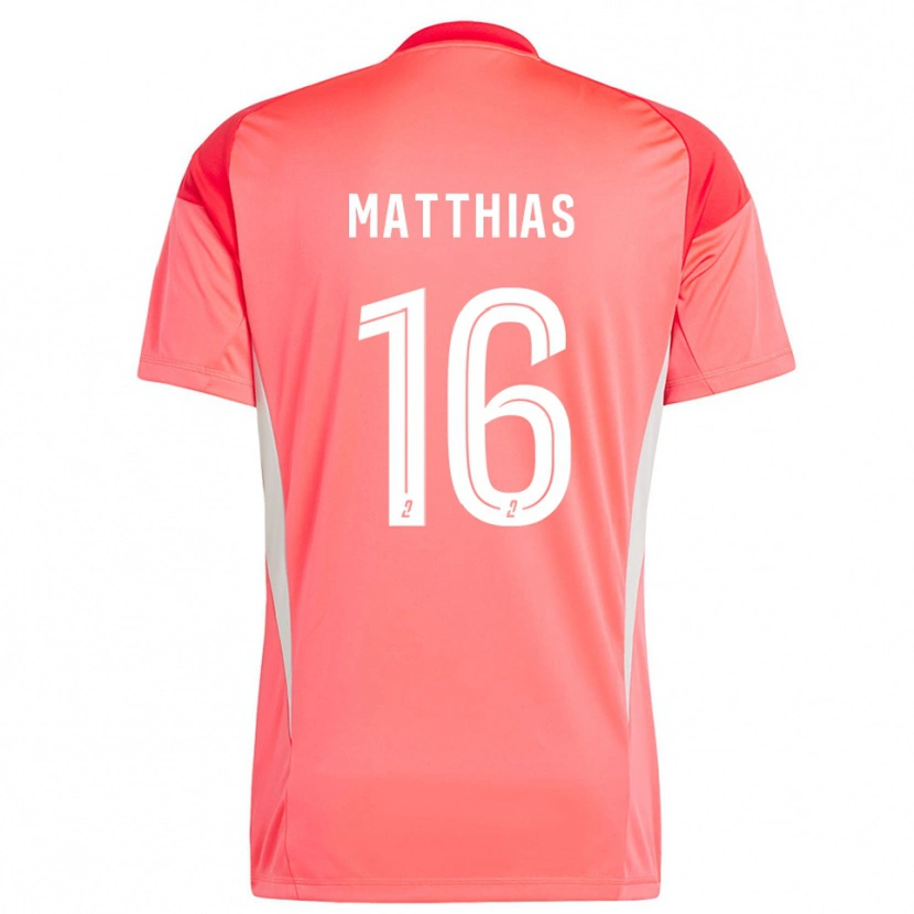 Danxen Kinderen Matthias da Silva #16 Licht Oranje Keepersshirt 2025/26 T-Shirt België