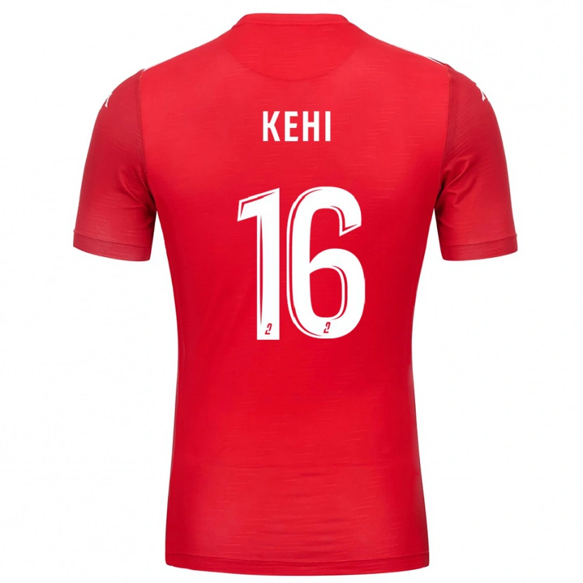 Danxen Kinderen Marc-Olivier Kehi #16 Rood Wit Keepersshirt 2025/26 T-Shirt België