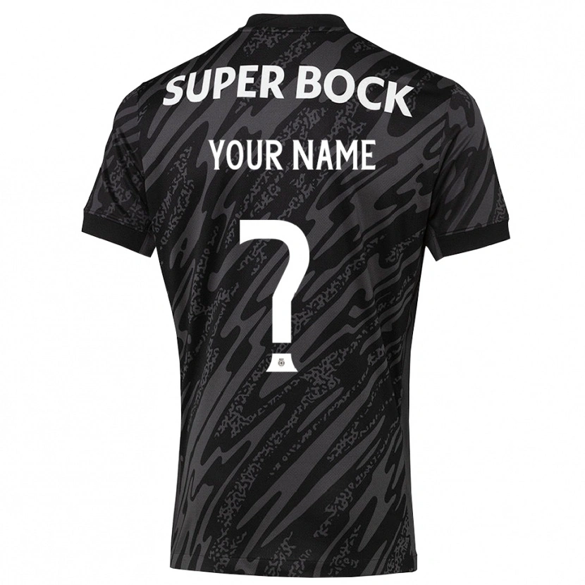 Danxen Kinderen Sporting CP Grijs Zwart Wit Keepersshirt 2025/26 T-Shirt België
