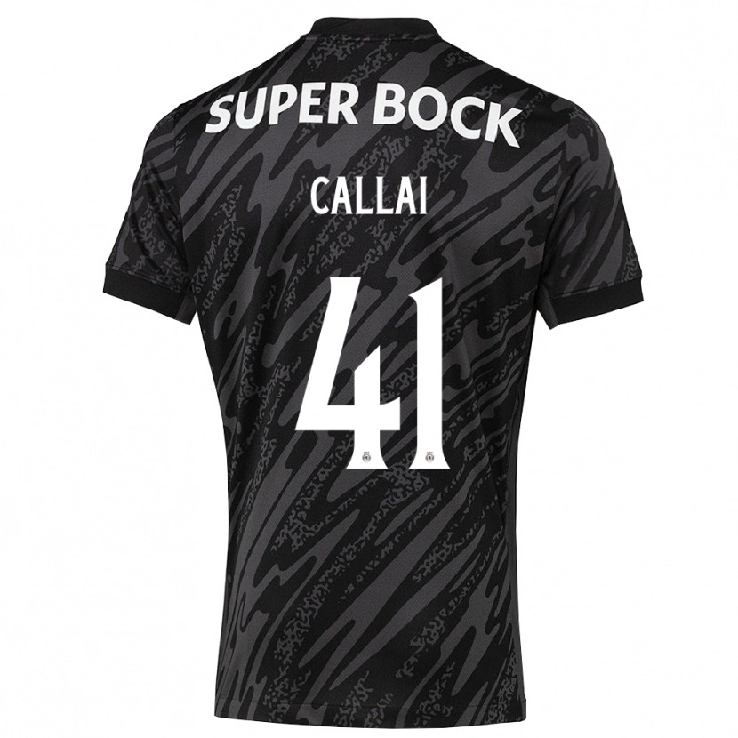 Danxen Kinderen Diego Callai #41 Grijs Zwart Wit Keepersshirt 2025/26 T-Shirt België