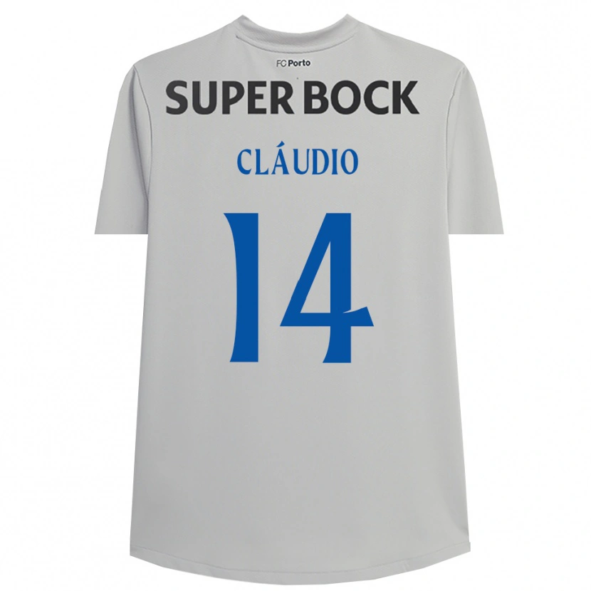 Danxen Kinderen Cláudio Ramos #14 Lichtgrijs Zwart Keepersshirt 2025/26 T-Shirt België